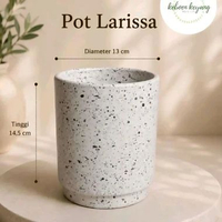 Pot Larissa | Tanah liat | Gerabah | Keboen keyang