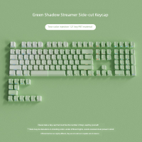 ฝาครอบปุ่มคีย์บอร์ดสีเขียวโปร่งใสแบบไล่ระดับ PBT สำหรับคีย์บอร์ด 68/75/87/98/108 คีย์จาก Ace68pro