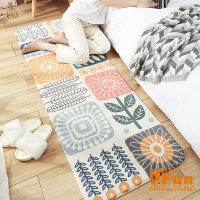 iSFun 加長保暖羊羔絨床邊地毯墊60x160cm 3色可選