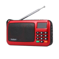 New Mini Rolton W405 Digital Portable Mini Mp3 Play Portable Fm Radio Music Player Speaker TF USB With Flashlight
