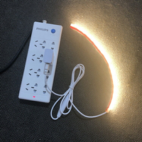 led燈條粘貼化妝鏡補光燈USB插口隨意剪燈帶5V手工電腦主機裝飾燈