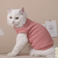 【優選百貨】貓咪衣服秋季防掉毛布偶貓無毛貓裝可愛小貓貓秋冬款寵物毛衣
