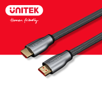 【UNITEK】HDMI2.0鋅合金高畫質影音傳輸線10M Y-C142RGY(HDMI)