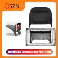 10.1 Inch Car Radio Fascia For Nissan Sentra Almera 2000-2006 2Din DVD GPS MP5 Android Player Stereo Panel Dash Frame Installati