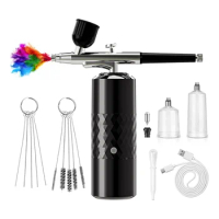 Airbrush Kit Rechargeable Cordless Airbrush Compressor Portable Handheld Airbrush Airbrush for Model