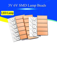 10PCS 3V SMD Lamp Beads with Optical Lens Fliter for 32-65 inch LED TV Repair