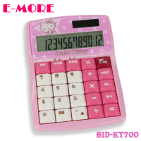 E-MORE Sanrio甜蜜系列-Hello Kitty 12位數計算機KT700