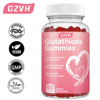 GZVH-Glutathione Dos Tinggi 1000mg dan Gummies Kolagen Terhidrolisis, Peptida Kolagen Marin, Vitamin