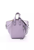 LOEWE 二奢 Pre-loved LOEWE hammock bag compact Handbag leather Light purple 2WAY