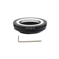 L39 - EF-M Mount Adapter Ring L39 - EOS M for Leica L39 (M39 x 1/32") LTM Lens for Canon EOS EF-M camera M5 M6 M200 etc.