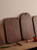 黑胡桃木切菜板水果砧板實木案板整木質沾板家用防霉進口原木餐板