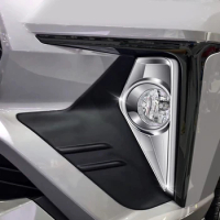 For Toyota Veloz Avanza 2022+ Chrome Front Bumper Fog Light Lamp Cover Frame Trim Decoration Accessories