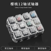 Switch Tester Cherry MX Kailh Gateron Switch black red brown blue 4 6 8 9 12 Key Translucent Keycaps Mechanical Keyboard Tester