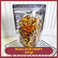 Ikan Layur Crispy Renyah Gurih Siap Saji 250 gr Oleh Oleh Khas Camilan Laut Madura - Wanna Pie Kerip