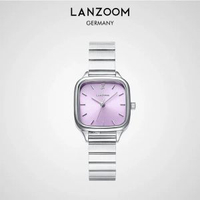 紫夢小銀錶 女士手錶 小美人小方錶 輕奢腕錶 情人節/生日禮物推薦