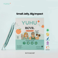 YUHU RCVR Jelly – Recovery & Liver Support | After Drink & Workout Buddy | Peach Flavor (15 Sachet)