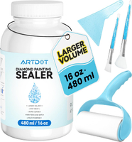 ARTDOT 16 oz/480 ml Glue for Diamond Painting Complete Kit Large Capacity Sealant as Diamond Paintin