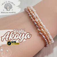 Gelang Mutiara Asli - Mutiara Asli Sabah - Gelang ori Mutiara -  Genuine Pearl Bracelet - Mutiara Ai