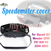 Fit For Ducati 821 Monster 1200 797 939 V2 2018 - 2023 Motorcycle Speedometer Gauge Case Tachometer Instrument Cover