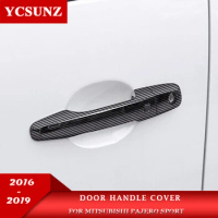 ABS Door handle cover For Mitsubishi Pajero Sport 2016 2017 2018 2019 Accessories For Mitsubishi Montero Pajero Sport 2019