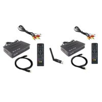 ISDB-T 1080P HD Set Top Box Terrestrial Digital Video Broadcasting TV Receiver With Cable For Brazil/Chile EU Plug