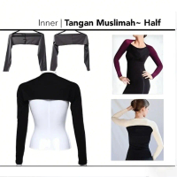 Inner Long Sleeve Hand Sock Cotton Jersey Fabric Inner Hijab Sun Protection Sleeves