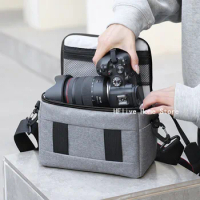 Waterproof Nylon Shoulder Camera Bag SLR Camera Bag For Sony Lens Bag Canon Nikon B500 P900 D90 D750 D7000