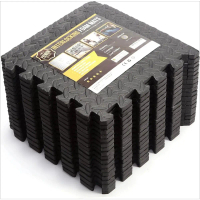 【Xrystal】    16-Piece EVA Foam Interlocking Fitness Mat Anti-Slip and Shock-Absorbing Exercise Mat P