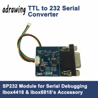 TTL to RS232 Serial Converter DB9 Interface Portable to Ibox4418 Ibox6818 Development Board