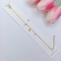 Gelang rantai titanium kupu kupu kecil