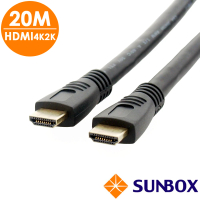 【SUNBOX 慧光】HDMI2.0公對公4K2K 20米HDMI線(20M HDMI 19MM)