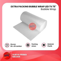 Extra Tambahan Packing Bubble Wrap Untuk LED TV 75 INCHI