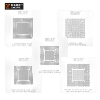 Amaoe-Reballing GPU IC Chip BGA Stencil Solder Tin Plant Net RTX3060, RX580, RTX2060, RTX2070, N18E, RTX2080, GTX1080Ti, GTX1060