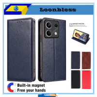 Phone Holster For Xiaomi Redmi Note 13 Pro Cases Etui Redmi Note 13 Pro Plus Case Book Cover Redmi Note13 Global 4G 5G 13 Pro+