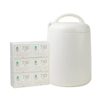 【jarou 家酪優】不插電優格機+730優格菌x6盒-共96包(DIY優格、發酵穩定、口感濃郁)