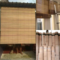 Tirai Bambu Gulung Outdoor L100 x T200 Kerai Murah Kere Bambu Kerai Bambu