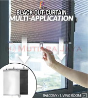 PLATO Tirai Jendela Gulung Tempel Rumah Kantor dapur Window Roll Blind