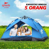 BARU - SPEEDS TENDA CAMPING KEMAH OTOMATIS SPEEDS 4-5 ORANG LIPAT PORTABLE WATERPROOF ANTI AIR OUTDO