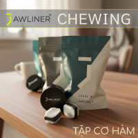 JAWLINER ĐỨC Viên chewing, mewing nhai tập cơ hàm jawline săn chắc mặt, nâng mũi cao hết lệch mặt