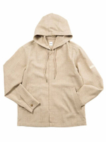 เสื้อแจ็คเก็ต ผู้ชาย MELANGE WOOLINO HOODIE LIGHT JACKET สีเบจ