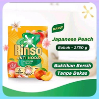 Rinso Detergent Bubuk 2750g Japanese Peach Detergen 2750 g