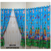 Gorden Smokring + Poni Karakter Spongebob Biru - Spongebob Biru