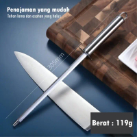 Pengasah Pisau Stik /Asahan Pisau Stainless/Honing/Sharpening Steel-TERLARIS!!!!!!!!!!!!!!!!!!