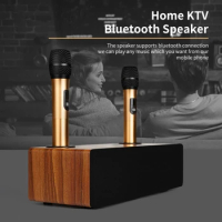 Bluetooth 5.0 Home Speaker Home Theater TV Singing System For Mobile Phone/KTV/Wireless Microphone Karaoke Bluetooth Speaker Set