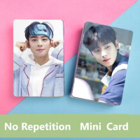 No Repetition True Beauty Cha Eun-Woo Photo Mini Card Wallet Lomo Card With Photo Album Fans Collection Gift