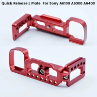 1 Pcs Holder Hand Grip Vertical L Bracket For Sony A6100/A6300/A6400 Digital Camera Red