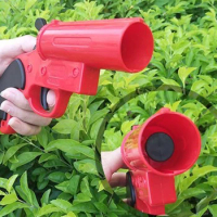 Parachute Guns Interactive Playhouse Toy for Kid Toddler Pressure Release Kit Outdoor Toy Launching Toy with Signal Guns