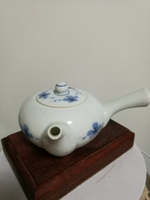 日本三大名窯有田燒青花白瓷橫手急須茶壺茶具茶器茶道具
