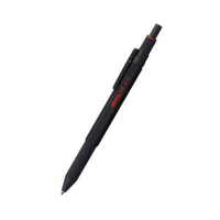 Rotring/紅環按壓式多色筆+鉛芯筆0.5多功能三合一專業繪圖-600系列 3合1-0.5F  黑色 F