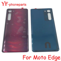 AAAA Quality For Motorola Moto Edge Back Battery Cover Rear Panel Door Housing Case Repair Parts